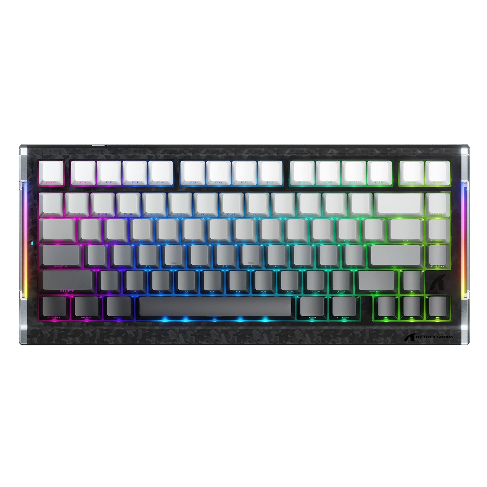 ATTACK SHARK R86 HE Carbon Fiber Rapid Trigger Keyboard Magnetic Switch