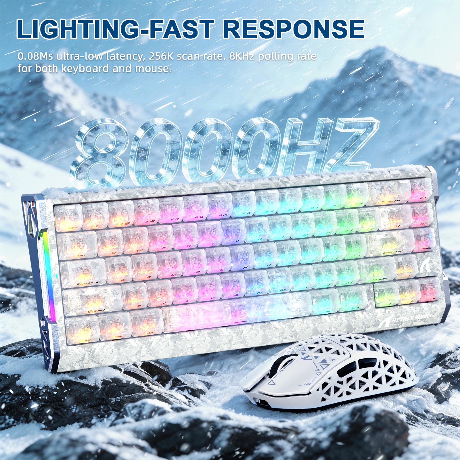 ATTACK SHARK R68 HE & R5 ULTRA Carbon Fiber Gaming Bundle