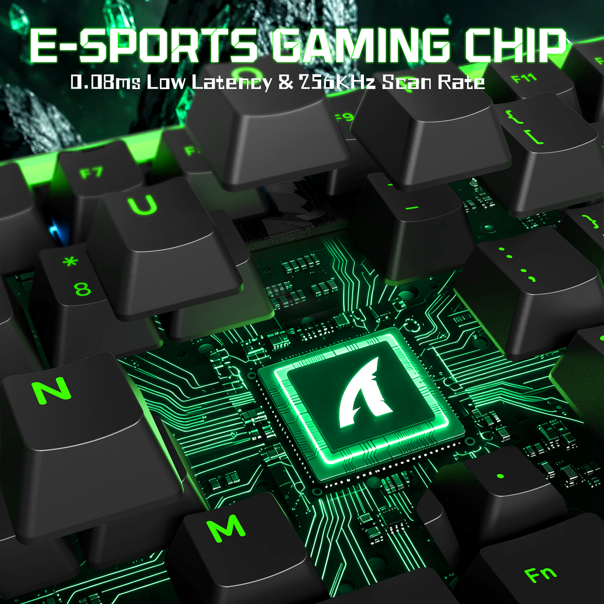 ATTACK SHARK R98 HE Carbon Fiber Wired Rapid Trigger Magnetic Switch Keyboard With C01 Ultra RGB Coiled Cable