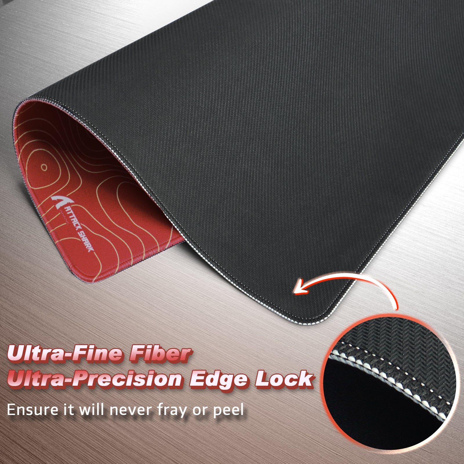 ATTACK SHARK CM02 eSport Gaming Mousepad (450x400x4 MM)