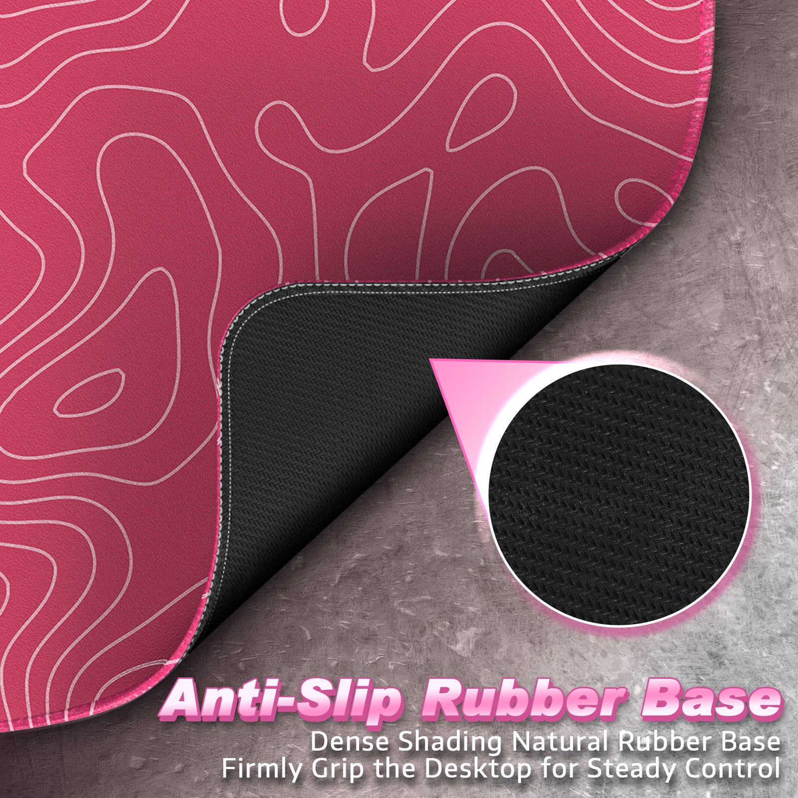 ATTACK SHARK CM02 eSport Gaming Mousepad (450x400x4 MM)