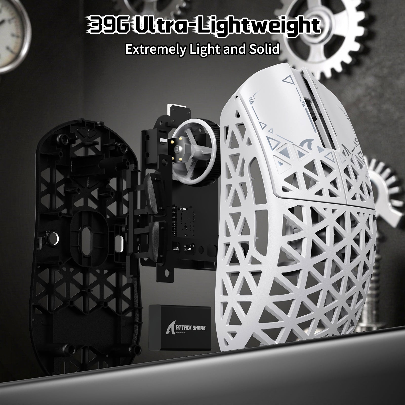 ATTACK SHARK R68 HE & R5 ULTRA Carbon Fiber Gaming Bundle With C01 ULTRA Coiled Cable