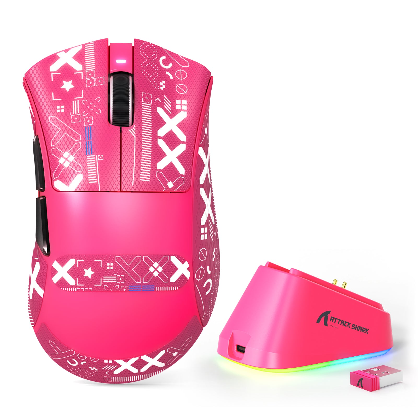 ATTACK SHARK V3PRO Ultra-Light Tri-Mode Gaming Mouse with Charging Dock