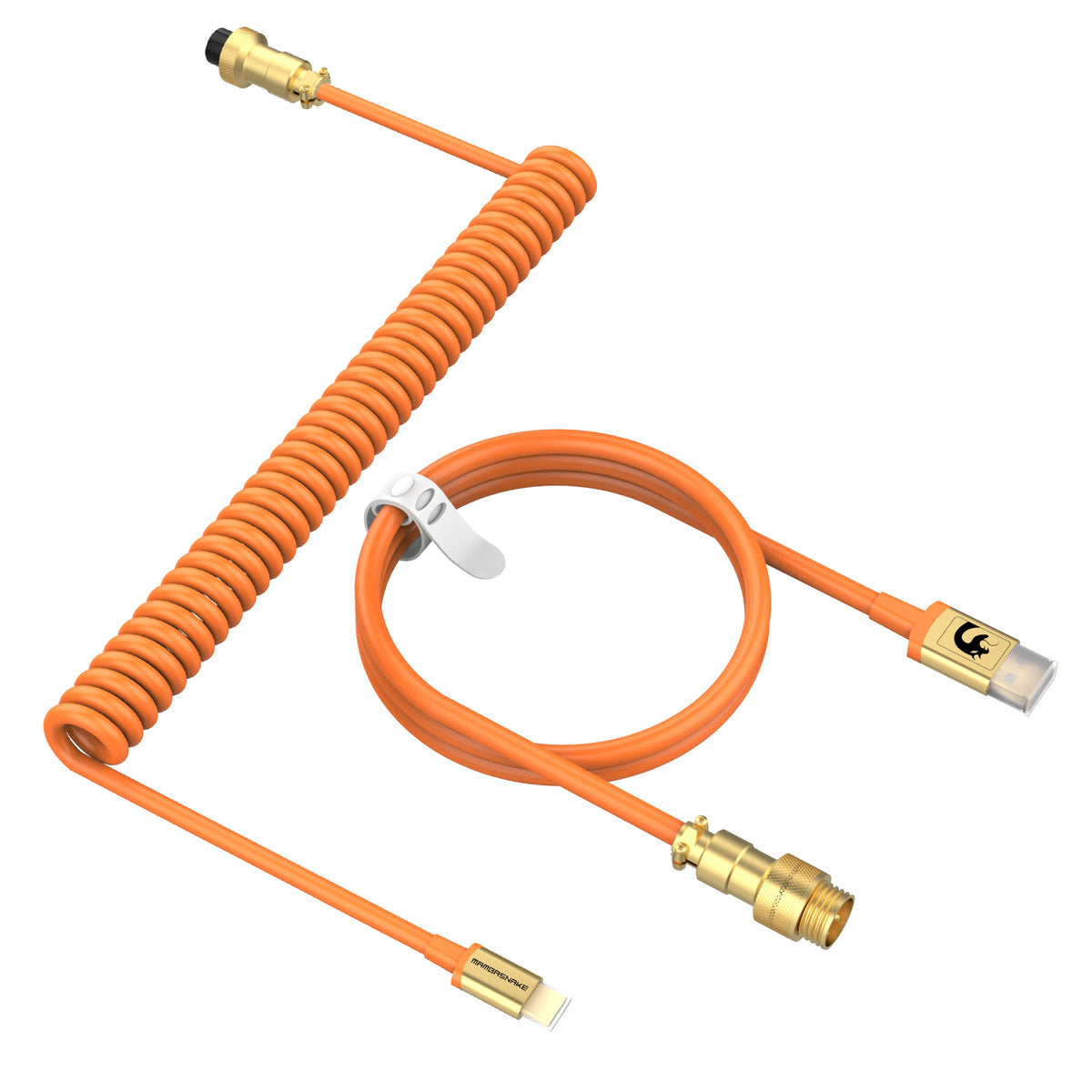 ATTACK SHARK x MAMBASNAKE C02 Coiled Cable