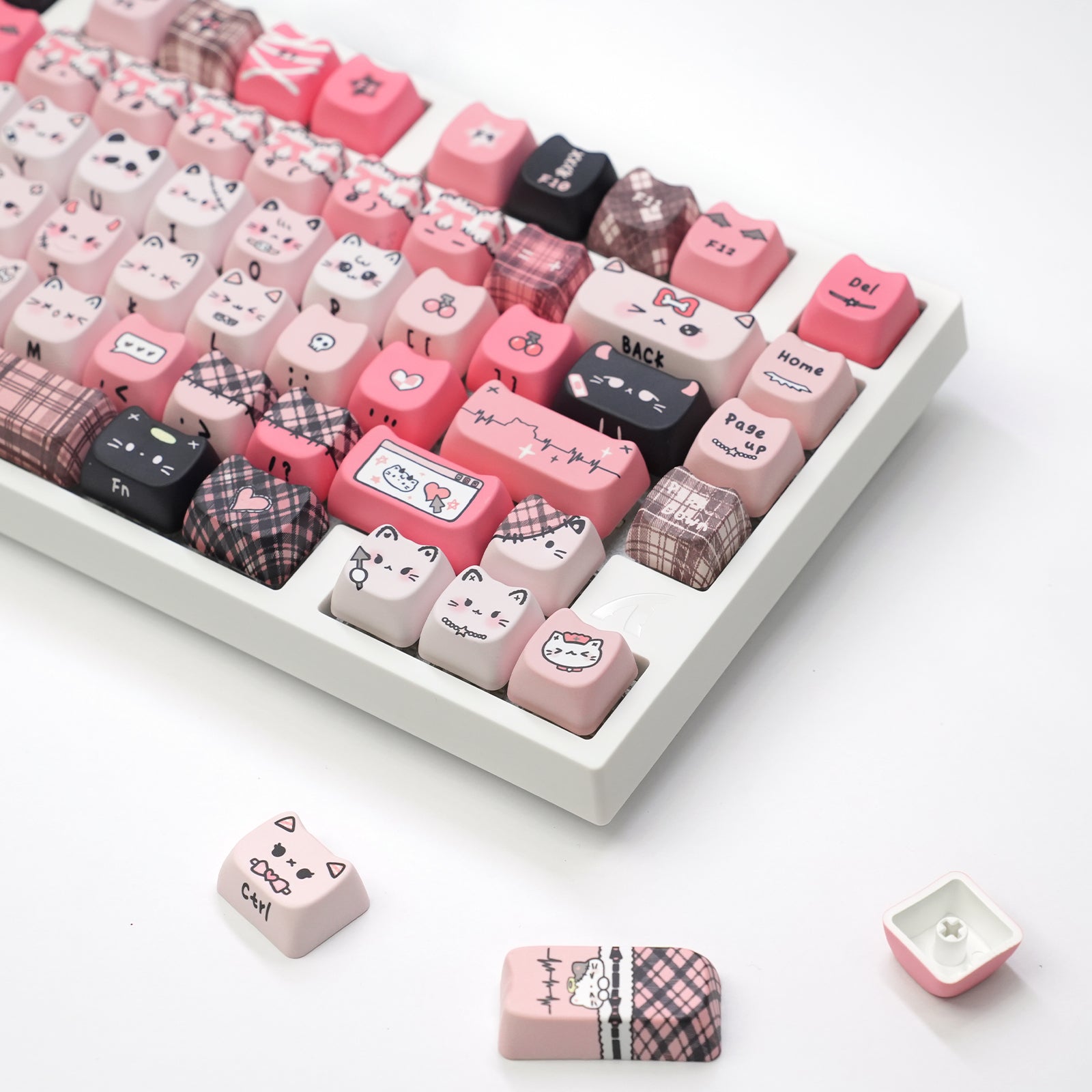 ATTACK SHARK SK05 118/119 Keys PBT Keycaps, MOA, ANSI