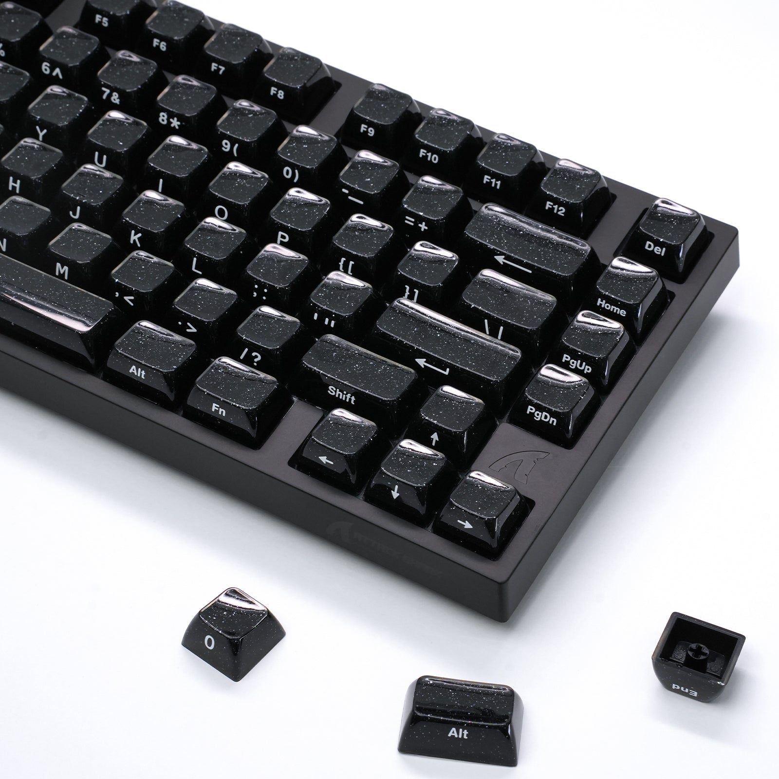 ATTACK SHARK SK03 136 Keys Crystal Keycaps, ASA Profile, ANSI/ISO