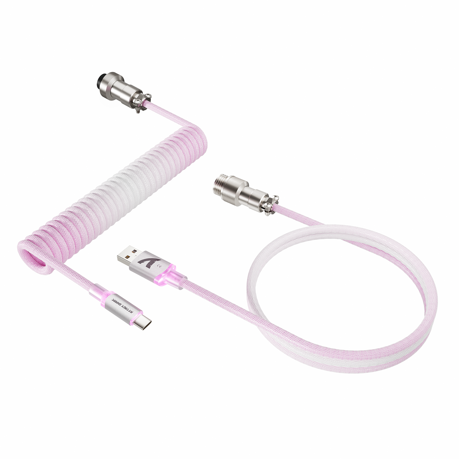 ATTACK SHARK C01ULTIMATE Coiled Cable for 8KHz Magnetic Keyboard