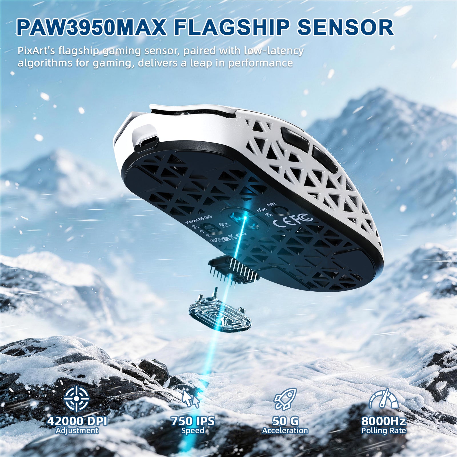 ATTACK SHARK R68 HE & R5 ULTRA Carbon Fiber Gaming Bundle