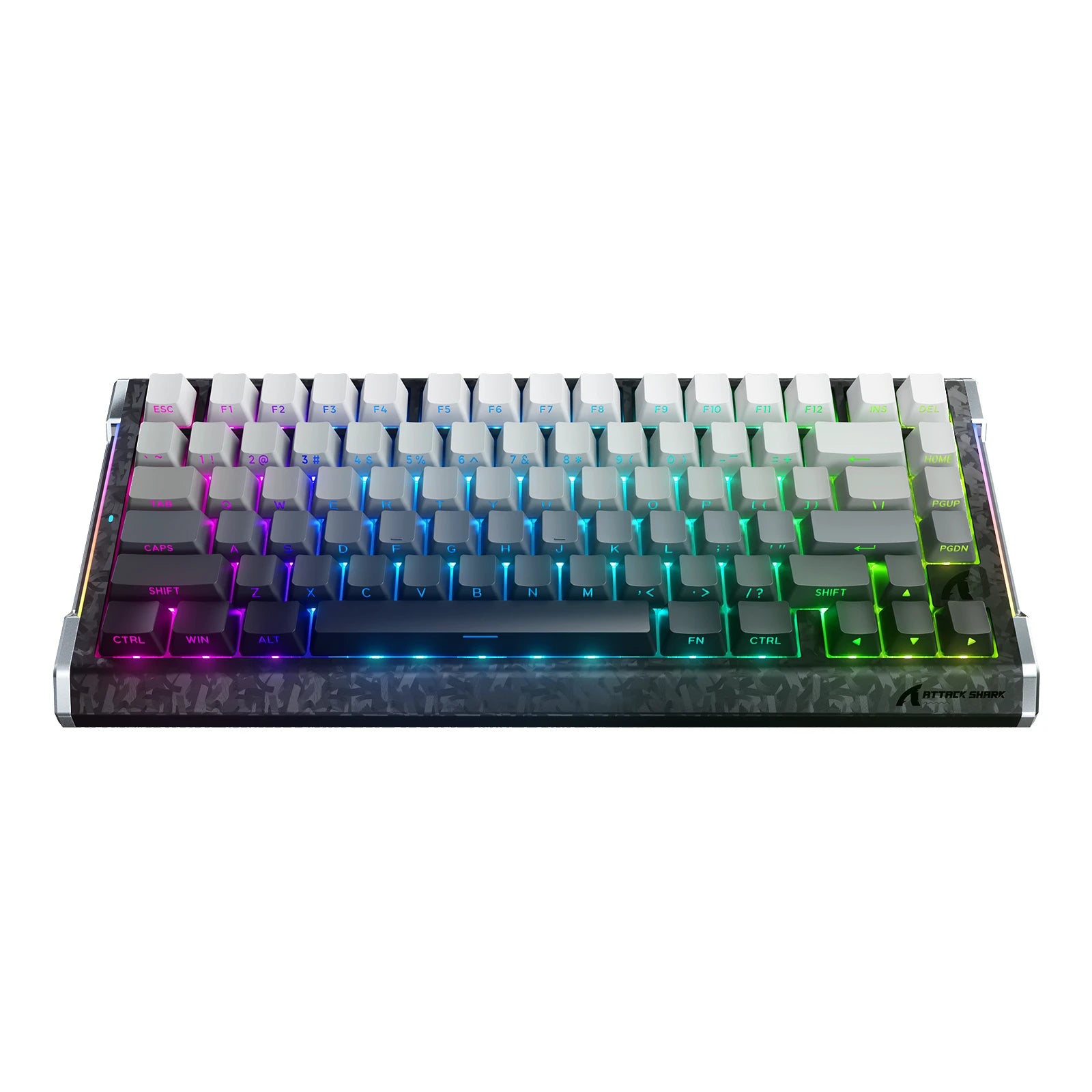 ATTACK SHARK R86 HE Carbon Fiber Rapid Trigger Keyboard Magnetic Switch