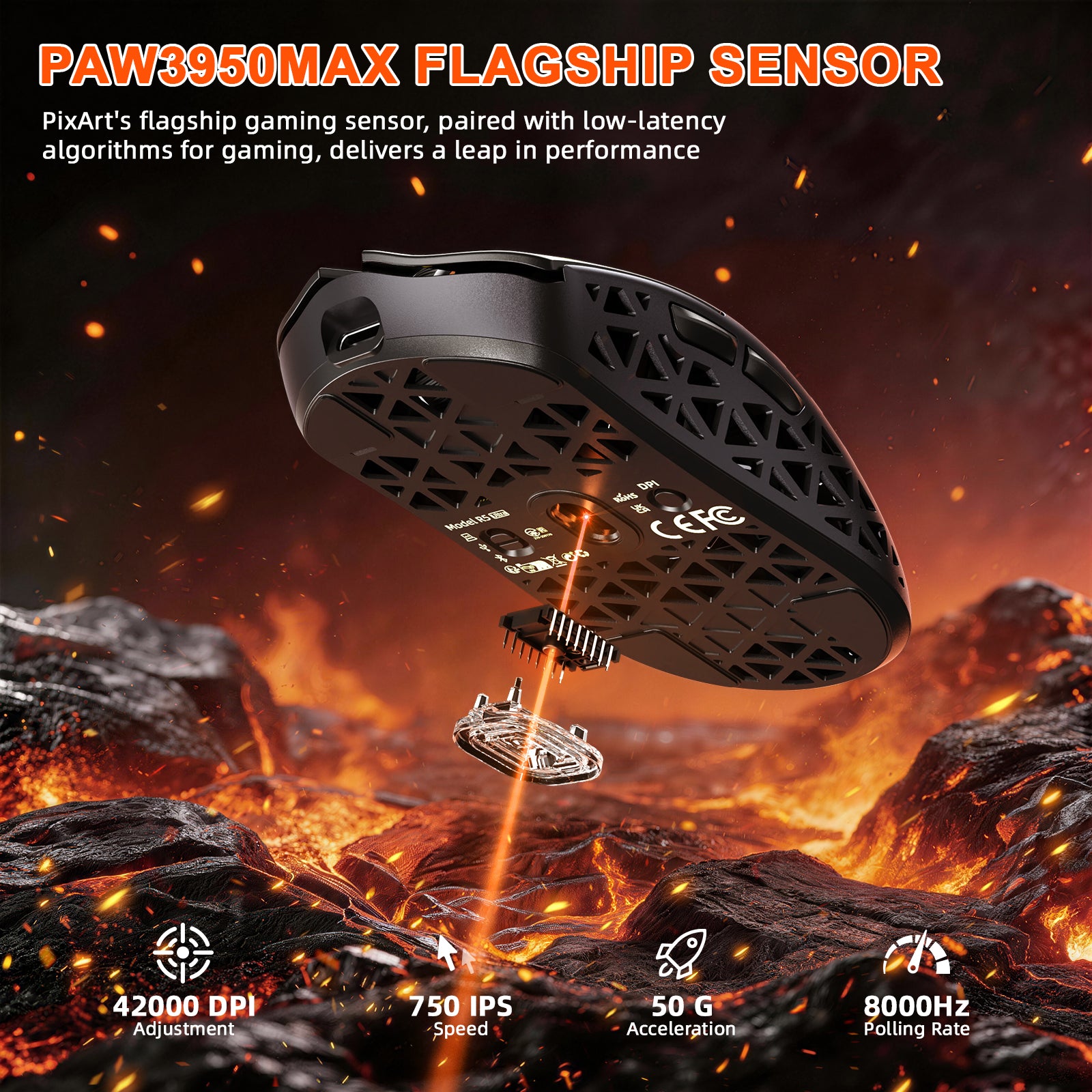 ATTACK SHARK R68 HE & R5 ULTRA Carbon Fiber Gaming Bundle