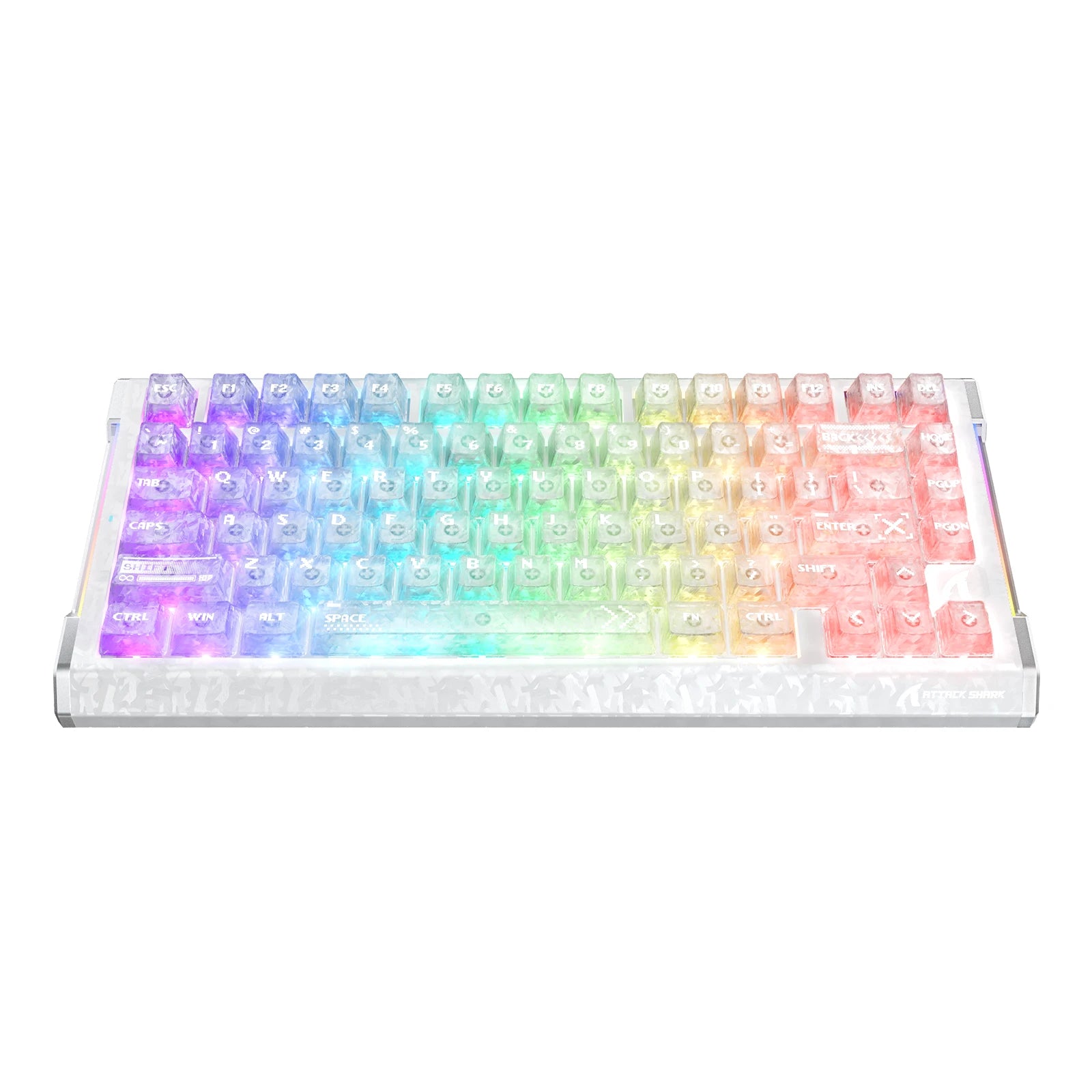 ATTACK SHARK R86 HE Carbon Fiber Rapid Trigger Keyboard Magnetic Switch