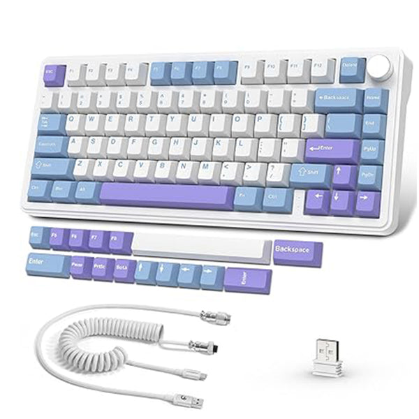 White Purple (with Coiled Pro Cable) / Default