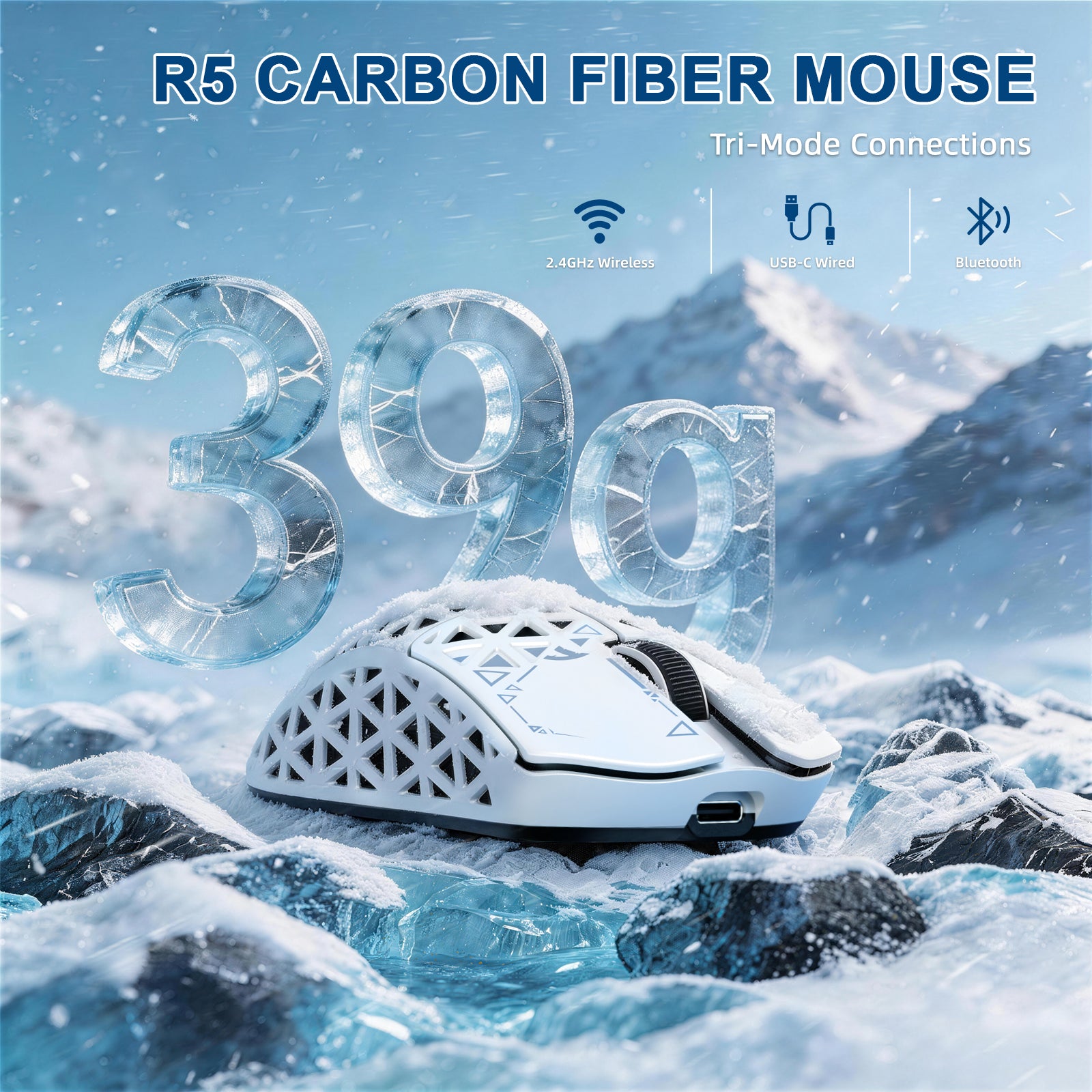 ATTACK SHARK R68 HE & R5 ULTRA Carbon Fiber Gaming Bundle