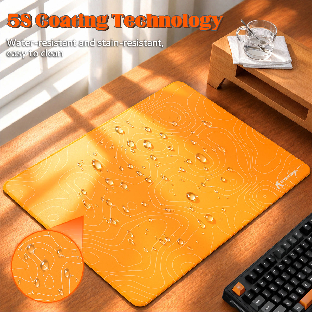 ATTACK SHARK CM02SE eSport Gaming Mousepad (405x305x4 MM)