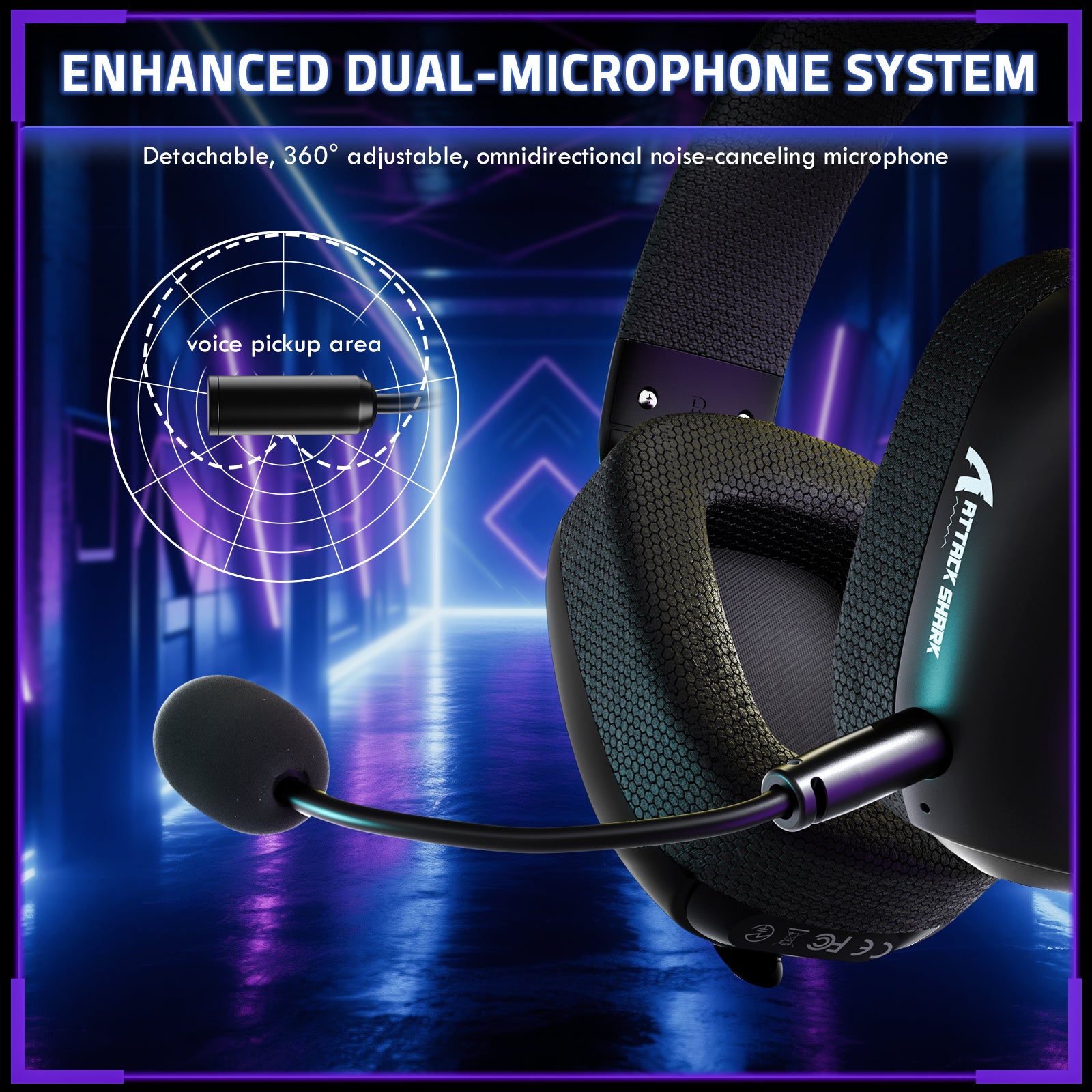 ATTACK SHARK L80PRO Wireless Gaming Headset