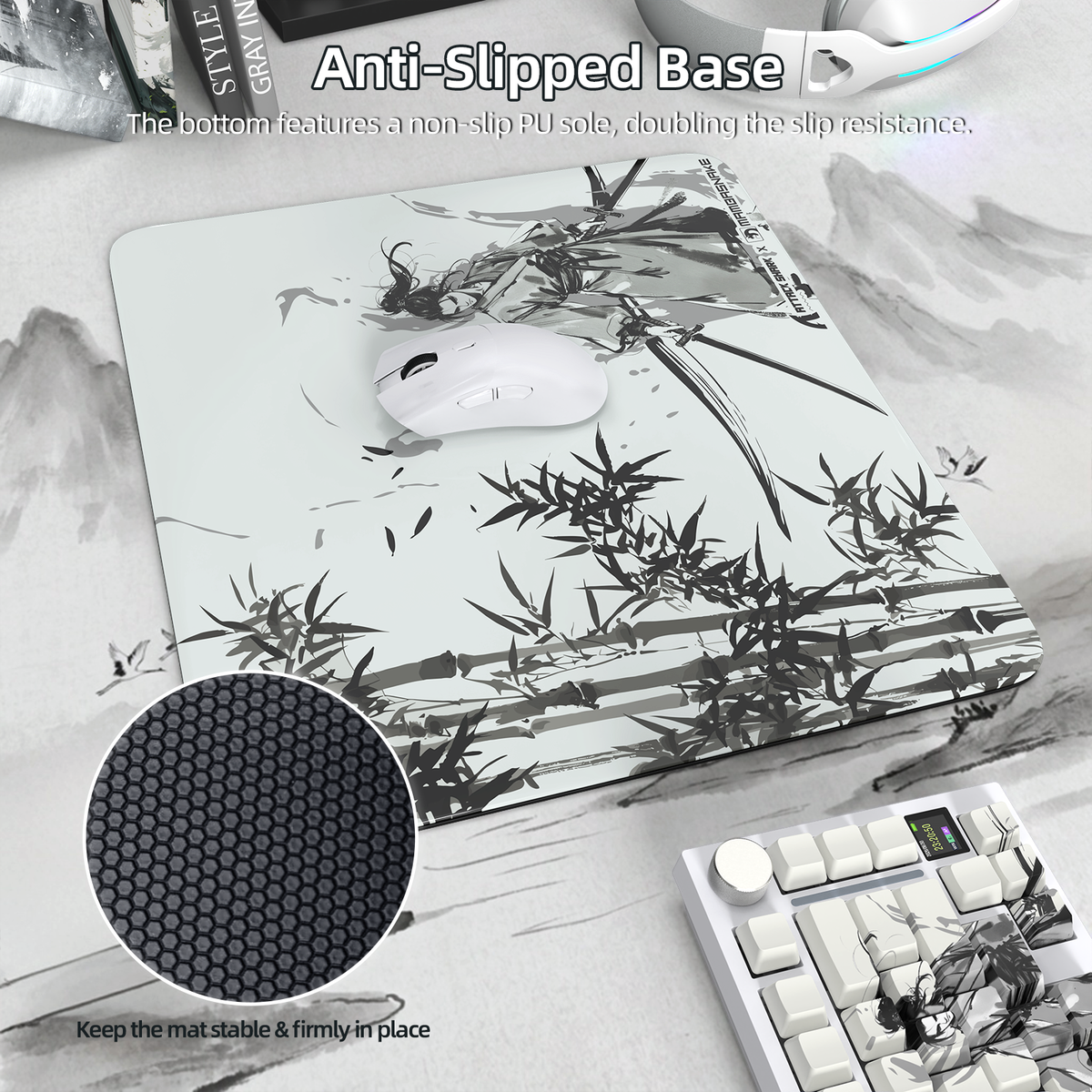 ATTACK SHARK CM05 Tempered Glass Gaming Mouse Pad