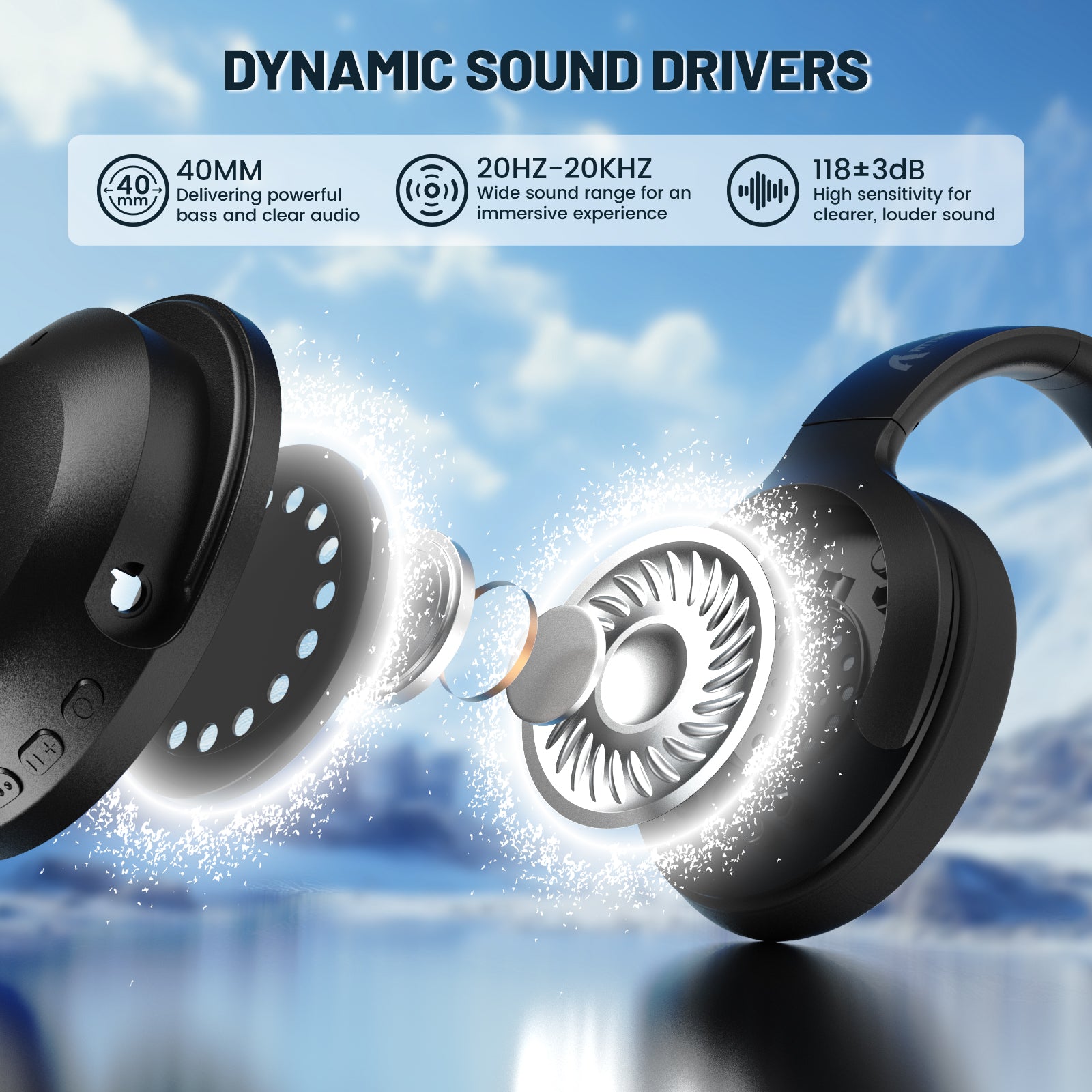 ATTACK SHARK G300 headphones - Dynamic Sound Drivers