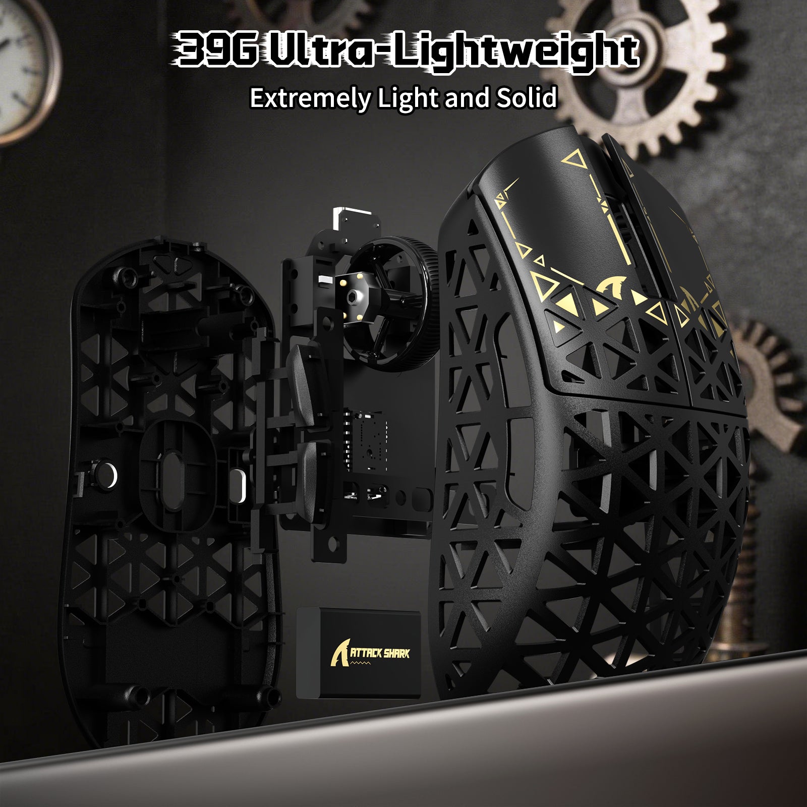 ATTACK SHARK R68 HE & R5 ULTRA Carbon Fiber Gaming Bundle With C01 ULTRA Coiled Cable