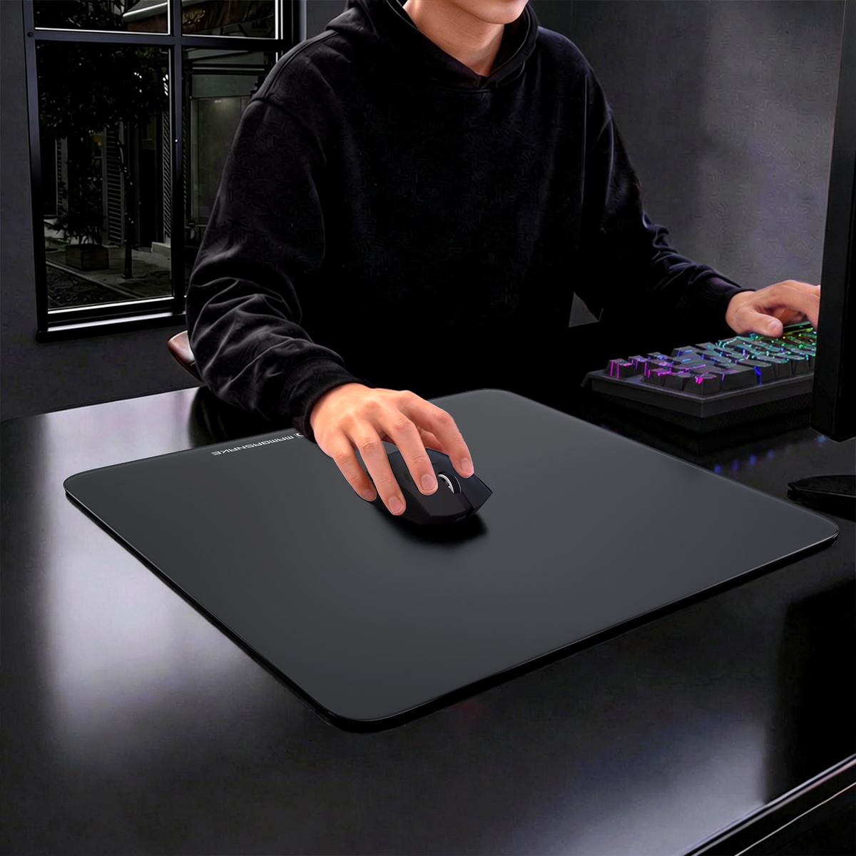 ATTACK SHARK CM05 Tempered Glass Gaming Mouse Pad