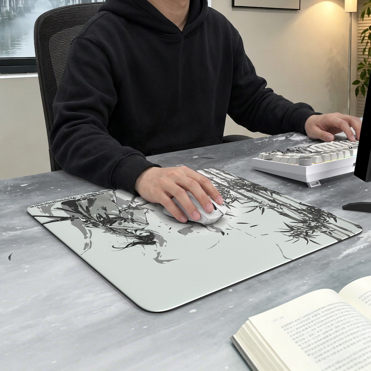 ATTACK SHARK CM05 Tempered Glass Gaming Mouse Pad