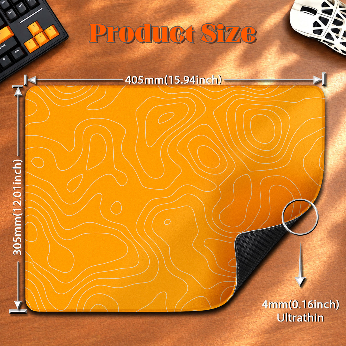 ATTACK SHARK CM02SE eSport Gaming Mousepad (405x305x4 MM)